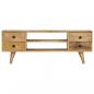 Preview: TV-Schrank 110 x 35 x 40 cm Massivholz Mango