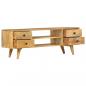 Preview: TV-Schrank 110 x 35 x 40 cm Massivholz Mango