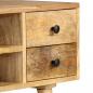 Preview: TV-Schrank 110 x 35 x 40 cm Massivholz Mango