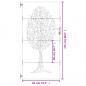 Preview: Gartentor 85x175 cm Cortenstahl Baum-Design