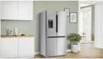 Preview: Bosch KFD96APEA Serie 6 Stand Kühl-Gefrierkombination, 90,5 cm breit, 574 L, Full No Frost, Eis-/Wasserspender, Wassertank, EcoMode, Home Connect, Gebürsteter Stahl AntiFingerprint