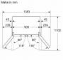 Preview: Bosch KFD96APEA Serie 6 Stand Kühl-Gefrierkombination, 90,5 cm breit, 574 L, Full No Frost, Eis-/Wasserspender, Wassertank, EcoMode, Home Connect, Gebürsteter Stahl AntiFingerprint