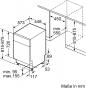 Preview: Bosch SPU4HMS10E Serie 4 Unterbau Geschirrspüler, 45 cm breit, 10 Maßgedecke, AquaStop, Kindersicherung, Vario Schublade, HomeConnect, Gebürsteter Stahl