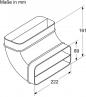 Preview: Bosch PVQ811HGA7 Serie 6 EEK:B Kochfeld mit Dunstabzug (HEZ9VDSB2 + PVQ811H26E ), 80 cm breit, 500 m³/h, Induktion, Flachkanal, DirectSelect, rahmenlos aufliegend, schwarz