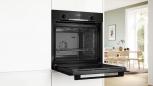 Preview: Bosch HBD631CS62 EEK: A+ Einbau-Backofen-Set mit Elektro-Kochfeld (HBG537BB3 + PKN645BA2E), 60 cm breit, 71 L, 3D-Heißluft, Eco Clean Direc, Kindersicherung, Rahmen aufliegend, schwarz