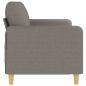 Preview: 3-Sitzer-Sofa Taupe 180 cm Stoff