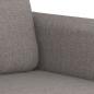 Preview: 3-Sitzer-Sofa Taupe 180 cm Stoff