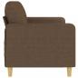 Preview: 3-Sitzer-Sofa Braun 180 cm Stoff