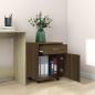 Preview: Rollschrank Braun Eichen-Optik 45x38x54 cm Holzwerkstoff