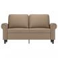 Preview: 2-Sitzer-Sofa Cappuccino-Braun 120 cm Kunstleder