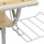 Preview: Basteltisch Sonoma Eiche & Grau 110x53x(58-87) cm Holzwerkstoff