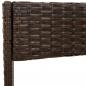 Preview: 4-tlg. Garten-Lounge-Set mit Kissen Braun Poly Rattan