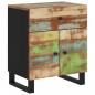 Preview: Nachttisch 50x33x60 cm Altholz Massiv & Holzwerkstoff