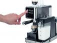 Preview: ProfiCook PC-ES-KA 1266 Espresso-Kaffeemaschine, 1350W, mit Milchschäumfunktion, 1,2 L Wassertank, Edelstahl