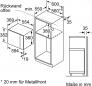 Preview: Siemens BE555LMB1 iQ500 Einbau-Mikrowelle, 900 W, 25 L, cookControl8, Grillfunktion, schwarz/Edelstahl