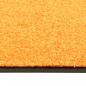 Preview: Fußmatte Waschbar Orange 40x60 cm