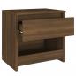 Preview: Nachttische 2 Stk. Braun Eichen-Optik 40x30x39cm Holzwerkstoff