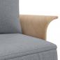 Preview: Schlafsofa in L-Form Hellgrau 279x140x70 cm Stoff