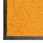 Preview: Fußmatte Waschbar Orange 60x90 cm