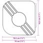 Preview: Markise Einziehbar Anthrazit 4x3 m Stoff und Aluminium