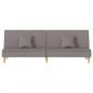 Preview: Schlafsofa Taupe Stoff