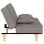 Preview: Schlafsofa Taupe Stoff