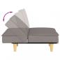 Preview: Schlafsofa Taupe Stoff