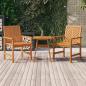 Preview: ARDEBO.de - 3-tlg. Garten-Lounge-Set Massivholz Akazie