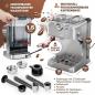 Preview: ProfiCook PC-ES-KA 1267 Espresso-Kaffeemaschine, 1100 W, 20 bar, 1,5 Wassertank, Edelstahl