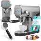 Preview: ARDEBO.de ProfiCook PC-ES-KA 1265 Espresso-Kaffeemaschine, 1360 W, 1 L Wassertank, Edelstahl