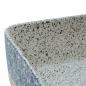 Preview: Aufsatzwaschbecken Grau Blau Rechteckig 46x35,5x13cm Keramik