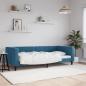 Preview: ARDEBO.de - Tagesbett Blau 90x200 cm Samt