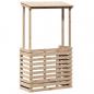 Preview: Gartenbar mit Dach 112,5x57x195,5 cm Massivholz Kiefer