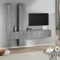 Preview: ARDEBO.de - TV-Wandschrank Grau Sonoma Holzwerkstoff