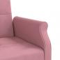 Preview: Schlafsofa mit Kissen Rosa Samt