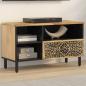 Preview: ARDEBO.de - TV-Schrank 80x33x46 cm Massivholz Mango