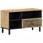 Preview: TV-Schrank 80x33x46 cm Massivholz Mango