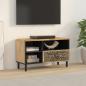 Preview: TV-Schrank 80x33x46 cm Massivholz Mango