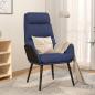 Preview: ARDEBO.de - Relaxsessel Blau Stoff