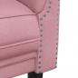 Preview: Sofa 3-Sitzer Rosa Samt