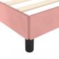 Preview: Bettgestell ohne Matratze Rosa 120x190 cm Samt