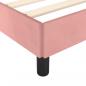 Preview: Bettgestell ohne Matratze Rosa 120x190 cm Samt