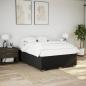 Preview: Boxspringbett mit Matratze Schwarz 140x190 cm Stoff