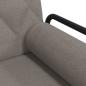 Preview: Schlafsofa mit Armlehnen Taupe Stoff