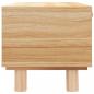 Preview: Couchtisch Braun 80x40x30 cm Holzwerkstoff & Massivholz Kiefer