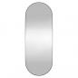 Preview: Wandspiegel 15x40 cm Glas Oval