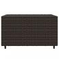 Preview: 4-tlg. Garten-Lounge-Set mit Kissen Braun Poly Rattan