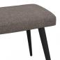 Preview: Relaxsessel mit Hocker Taupe Stoff