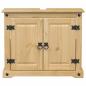 Preview: Waschbeckenunterschrank Corona 73x33x60 cm Massivholz Kiefer