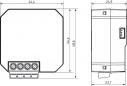 Preview: ARDEBO.de Theben DU 1 DALI S RF KNX DALI Funk-Aktor 1-fach, Unterputz, KNX TP, UP, Data Secure, Elektroheizung (4941681)